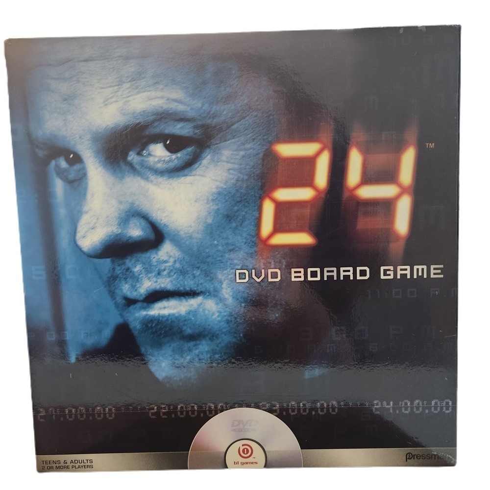 Vintage "24" DVD Board Game Ages Teen & Adult Family Game Night